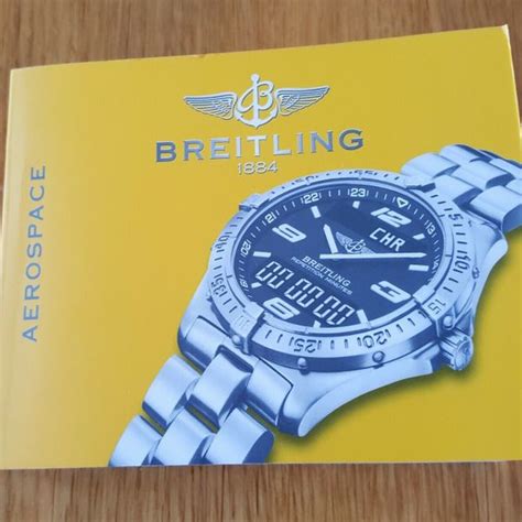 breitling aerospace box|breitling aerospace user manual.